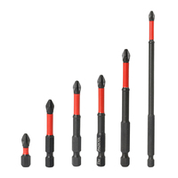 Jeu de tournevis à tête cruciforme magnétique, électricien, impact, antidérapant, poignée hexagonale, embout de perceuse, outils à main