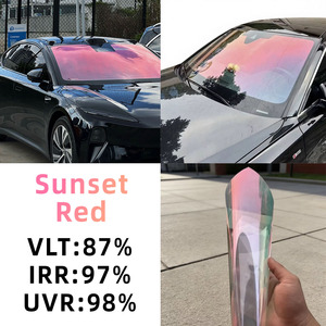 ฟิล์มกรองแสงเปลี่ยนสี ชาเมเลี่ยน รุ่นออโรร่าเรด ออโรร่าโกสต์  87%VLT ป้องกันรังสียูวี 99% จากโรงงาน - Product Image 2