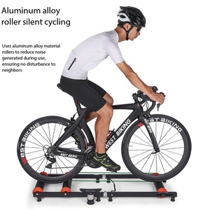 Soporte de Entrenamiento para Bicicleta Plegable y Portátil WEST BIKING, de Aleación de Aluminio, 5.4 kg, Marco Ligero, Ajustable, para Preparación Previa a la Carrera - Product Image 3