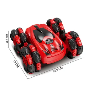 中国工厂2023双面汽车2.4g无线电控制玩具遥控汽车漂移高品质遥控特技车