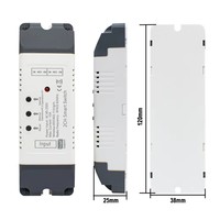 Module de relais de contrôle à distance sans fil WiFi 2 canaux, contrôleur d'automatisation universel pour Alexa et Google Assistant