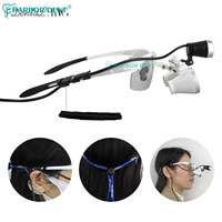 Loupe binoculaire dentaire à grossissement 3,5X/2,5X, loupe chirurgicale, lampe frontale LED, lumière médicale, certifiée CE