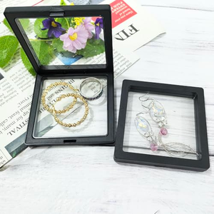 Boîte à bijoux avec fenêtre en film plastique PE transparent pour boucles d'oreilles, bracelets et bagues avec logo personnalisé - Product Image 6