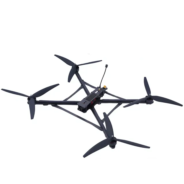 13/15/17 Inches Long Range Carbon Fiber FPV Drone Kit Remote Control 12S Battery 8KG Payload F7 80A FC 4218 560KV Motors 45min