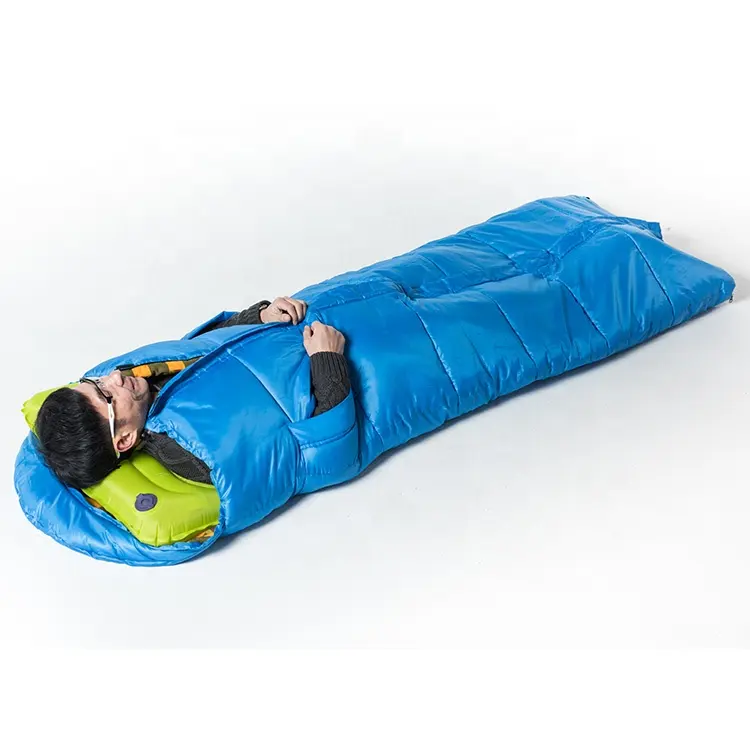 Camping Sleeping Bag High-end Double Lightweight Nylon Sleeping Pad Camping Portable Air Mattress Suit With Camping Bag