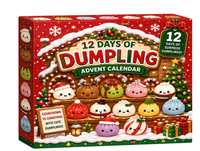 Calendrier de l'Avent Noël 2026 : Lot de 24 Jouets Squishy Doux et Mignons en Forme de Dumpling, Boîte Surprise de Fêtes