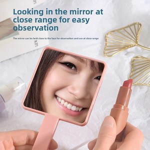 Chất Lượng Cao Biểu Tượng Tùy Chỉnh Mini Xách Tay Mỹ Phẩm Lược Duy Nhất Hai Mặt Vuông Vòng Thiết Kế Số Lượng Lớn Đóng Gói Trang Điểm Gương - Product Image 4