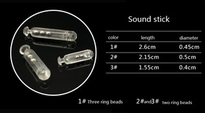 Barre de son de pêche en plastique leurre de pêche appâts hochets insérer Tube pour ver souple gabarit leurre de pêche mouche attachant des appâts faisant - Product Image 3