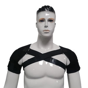 Correcteur d'épaule respirant réglable en néoprène avec double compression et logo personnalisé - Product Image 2