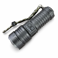 Lampe torche laser USB rechargeable G405, zoom tactique, étanche IP65, 1000+ lumens, portée 1000+ m, en alliage d'aluminium