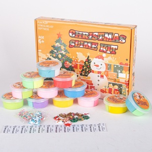Kit de Slime Personalizado, Suave y No Pegajoso, de Doble Color, Tipo Mantequilla, para Adultos y Niños, Recuerdos de Fiesta con Adornos - Product Image 2