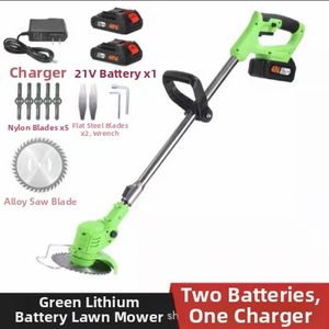 Petite <span class=keywords><strong>tondeuse</strong></span> à gazon électrique domestique <span class=keywords><strong>Batterie</strong></span> au lithium rechargeable Coupe 4 temps utilisée pour le désherbage et la coupe de l'herbe dans le jardin - Product Image 5