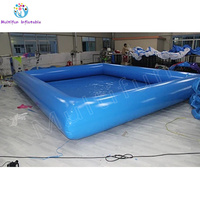 Piscine gonflable hermétique en PVC pour enfants avec piscine d'eau soufflante pour une utilisation dans le jardin, y compris les kits de réparation