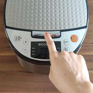 หม้อหุงข้าวไฟฟ้าแบบพกพาขนาด 2 ลิตร ทำจากอะลูมิเนียม ควบคุมด้วยระบบดิจิตอลอเนกประสงค์ พร้อมฟังก์ชั่นอุ่นร้อน ทนทาน เหมาะสำหรับใช้ในครัวเรือน - Product Image 2