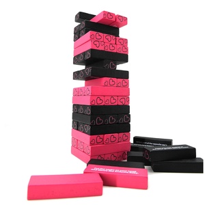 <span class=keywords><strong>Jeu</strong></span> d'empilage <span class=keywords><strong>en</strong></span> <span class=keywords><strong>bois</strong></span> de 54 pièces pour enfants et adultes, construisez l'équilibre et renversez la <span class=keywords><strong>tour</strong></span> pour le plaisir <span class=keywords><strong>en</strong></span> famille - Product Image 2