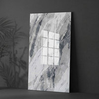 Carreaux de sol en porcelaine brillante effet marbre de luxe moderne sur mesure 600x1200, aspect pierre haut de gamme pour intérieur, salle de bain, villa, hall