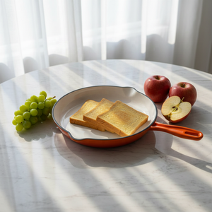 Sartén de Hierro Fundido de Diseño de Lujo, Fácil de Limpiar, <span class=keywords><strong>Pequeña</strong></span>, para Uso Doméstico, para Omelets y Filetes en Estufas de Inducción y de Gas - Product Image 2