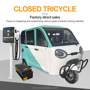 Güney amerika hindistan afrika yolcu Tuk Tuk kapalı üç tekerlekli elektrikli insanlı araç 180km aralığı hızlı şarj istasyonu - Product Image 3