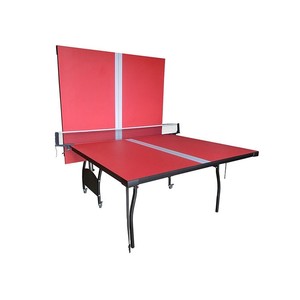 Mesa de <span class=keywords><strong>ping</strong></span> <span class=keywords><strong>pong</strong></span>, tamaño estándar de 2740 mm, plegable barato, extraíble con ruedas de 50 mm para la venta en china-SZX - Product Image 4