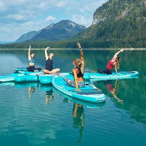 Plataforma de Yoga Acuática Inflable, Plataforma de Aterrizaje para SUP Inflable, Módulo Inflable para Clases de Yoga SUP - Product Image 5