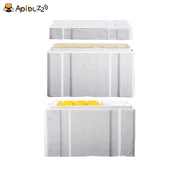 Ruche en polystyrène pour abeilles, boîte d'allumettes à 2 couches, Queen abeille miel, équipement pour l'apiculture