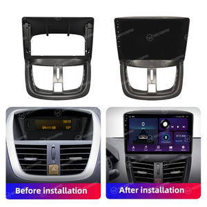 WEIJUNPRO Kit de tableau de bord Android Offre Spéciale de 9 pouces pour Peugeot <span class=keywords><strong>Citroen</strong></span> <span class=keywords><strong>C4</strong></span> 2008-2012 Car Audio GPS Navigation Split Screen Dashboard - Product Image 5