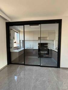 저렴한 공장 가격 티타늄 마그네슘 합금 + 강화 유리 극단적 인 날카로운 슬라이딩 도어 시리즈 - Product Image 5