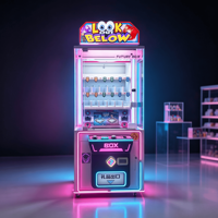 Machine à prix à suspendre commercial, à monnayeur et à code QR, avec jeu d'arcade à boîtes mystères, pour centres commerciaux et lieux de divertissement