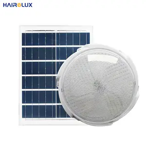 Best Selling Ip65 Indoor Outdoor Waterproof Induction Solar Led Ceiling Light For Garden Round Solar Lights