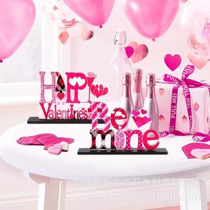 Valentine's Day Wooden Decorative Signs 3D Heart <b>Message</b> <b>Board</b> Multi Piece Package For Events And Parties - Product Image 1