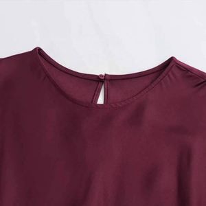 Vestido Midi de Seda Satinada para Mujer, Diseño Vintage sin Mangas, Vestidos Femeninos - Product Image 3
