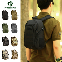 Sac à dos unisexe Protector Plus S429 12~15L, léger, camouflage, nylon 600d, fermeture éclair imperméable, antivol, polyester