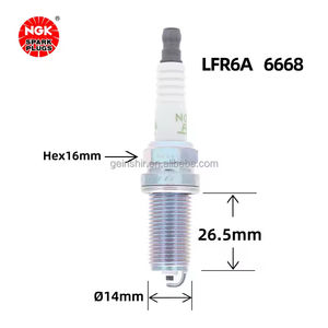 Bujía de Níquel NGK LFR6A 6668 9091901247 para Fengxing Jingyi, Emgrand, Zotye GC7 y Zhonghua - Product Image 2