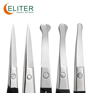 Tijeras de mango de revestimiento suave al tacto de goma negra al por mayor éxito de ventas Eliter tijeras de uñas de buena calidad Tijeras para uñas - Product Image 2