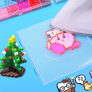 Perles à fusion Perler de 2,6 mm, couleurs mélangées (48, 72, 96 couleurs), perles animaux, kit de perles à fusion avec fer à repasser, cadeau de Noël, directement de l'usine - Product Image 1