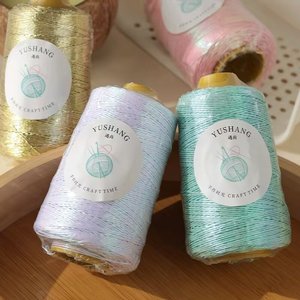 <span class=keywords><strong>Bobine</strong></span> de cordon en <span class=keywords><strong>macramé</strong></span> ciré de 100 g pour le tricot à la main, les vêtements, les décorations artisanales, 100% nylon - Product Image 4