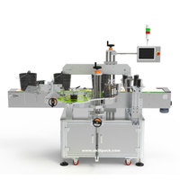 SKILT Automatische Etikettiermaschine PLC-Steuerung Motor 5L/10L/20L Kanister Eimer Etikettenapplikator Hochpräzise Edelstahl ISO
