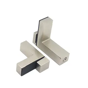 Wholesale F Shape Glass Holder Adjustable Zinc Alloy Support Bracket Glass Connector