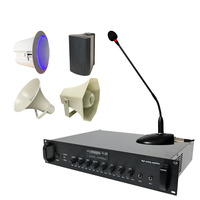 Sistema de PA Completo, Micrófono, Amplificador, Altavoz, Mezclador, Equipo de 6 Altavoces, Cine en Casa V2.1, LED RGB, IPX-6, Resistente al Agua, Súper
