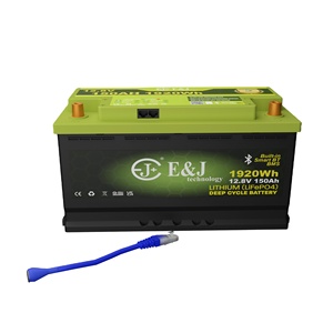 Batería <span class=keywords><strong>de</strong></span> Coche <span class=keywords><strong>de</strong></span> Litio LiFePO4 <span class=keywords><strong>de</strong></span> 12V 150Ah con Calefacción y Bluetooth, L5 DIN H8 Grupo 49, <span class=keywords><strong>EJ</strong></span> EJ12150FE, 5000 Ciclos - Product Image 1