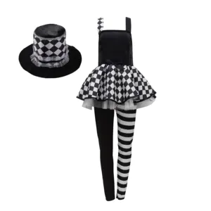 Nieuwe Stijl Carnaval Vrouwen Clown Kleding Halloween Cosplay Circus Fancy Clown Kostuums