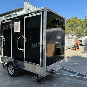 Toilettes portables d'urgence préfabriquées en EPS, unité de salle de bain compacte, toilettes mobiles, remorque de toilettes extérieures - Product Image 1