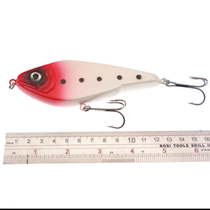 Leurre Artificiel Rigide Coulant Motion Buster 12cm Redhead Glider pour la Pêche au Brochet, au Musky, au Black-bass et en Eau Salée - Product Image 3