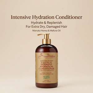 Crème hydratante pour cheveux bouclés africains sans sulfate à la grenade biologique de marque privée Miel de Manuka Huile de Mafura 2-en-1 pour cheveux - Product Image 3