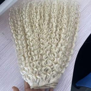 Extensioni di <span class=keywords><strong>Capelli</strong></span> Umani con Punte Spesse, Trama a Doppia Cucitura, Fasci di <span class=keywords><strong>Capelli</strong></span> Yaki per Fornitori di Saloni e Attività Online - Product Image 1