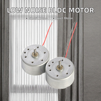 Moteur CC BLDC sans balais à faible bruit avec micro-boîte de vitesses, fixation à bride, moteur unique - 12V 8000 tr/min, étanche, pour ventilateur de vélo électrique et maison intelligente