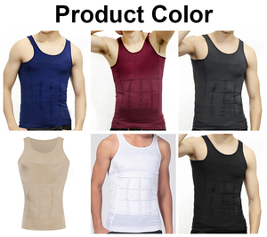 Canotta Modellante da <span class=keywords><strong>Uomo</strong></span> per Allenamento, Maglia a Compressione Muscolare, Gilet Snellente Modellante - Product Image 6