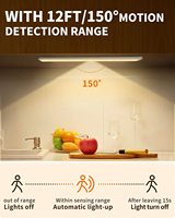 Ultra-mince TDL-6110XWB maison intelligente LED armoire lumière 3 couleurs gradateur micro-ondes interrupteur veilleuse détecteur de mouvement meilleure offre