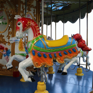 Atractivo juego para niños <span class=keywords><strong>Fairground</strong></span> Ride Merry Go Round Horse <span class=keywords><strong>Carousel</strong></span> equipo de parque de atracciones a la venta - Product Image 3