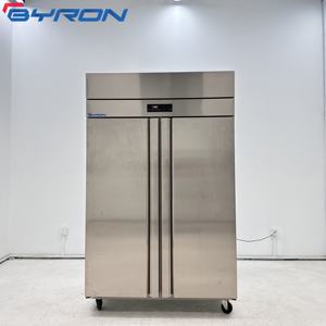 Byron 220v50hz congélateur supérieur réfrigérateur en acier inoxydable réfrigérateur debout libre 300l refroidi par air <span class=keywords><strong>deux</strong></span> <span class=keywords><strong>portes</strong></span> réfrigérateur <span class=keywords><strong>pas</strong></span> <span class=keywords><strong>cher</strong></span> prix ruban - Product Image 6